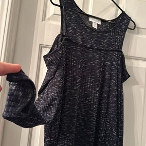 NWOT motherhood maternity XL shoulder-less top